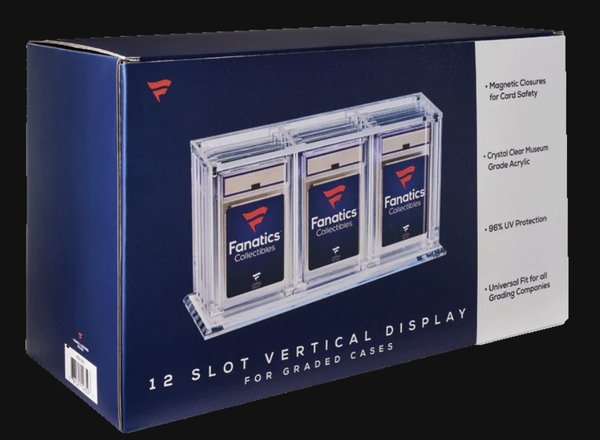 Fanatics Collectibles 12 Slot Vertical Graded Acrylic Case