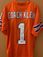Coach Klein Autographed Jersey