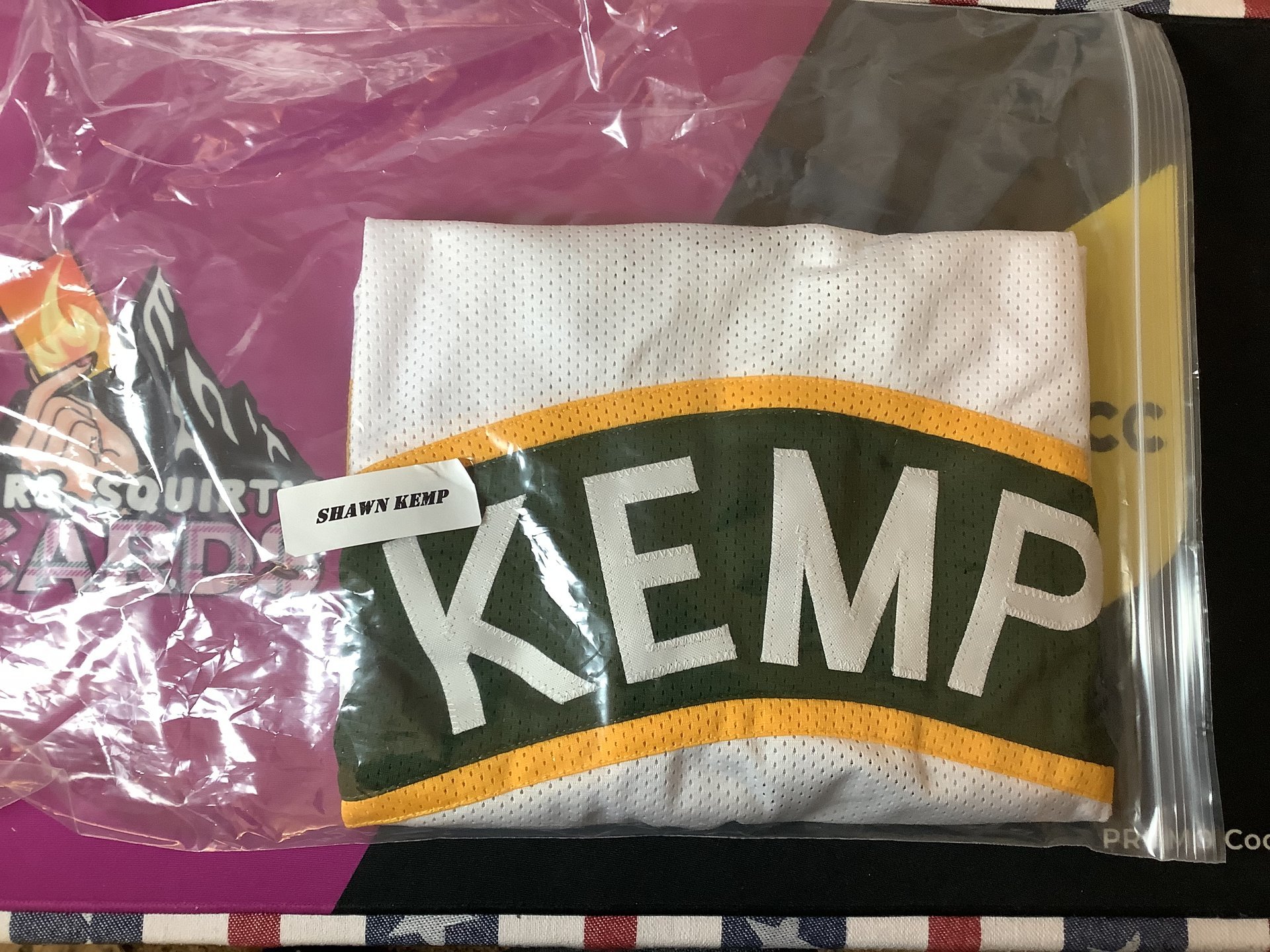 Shawn Kemp Signed Jersey