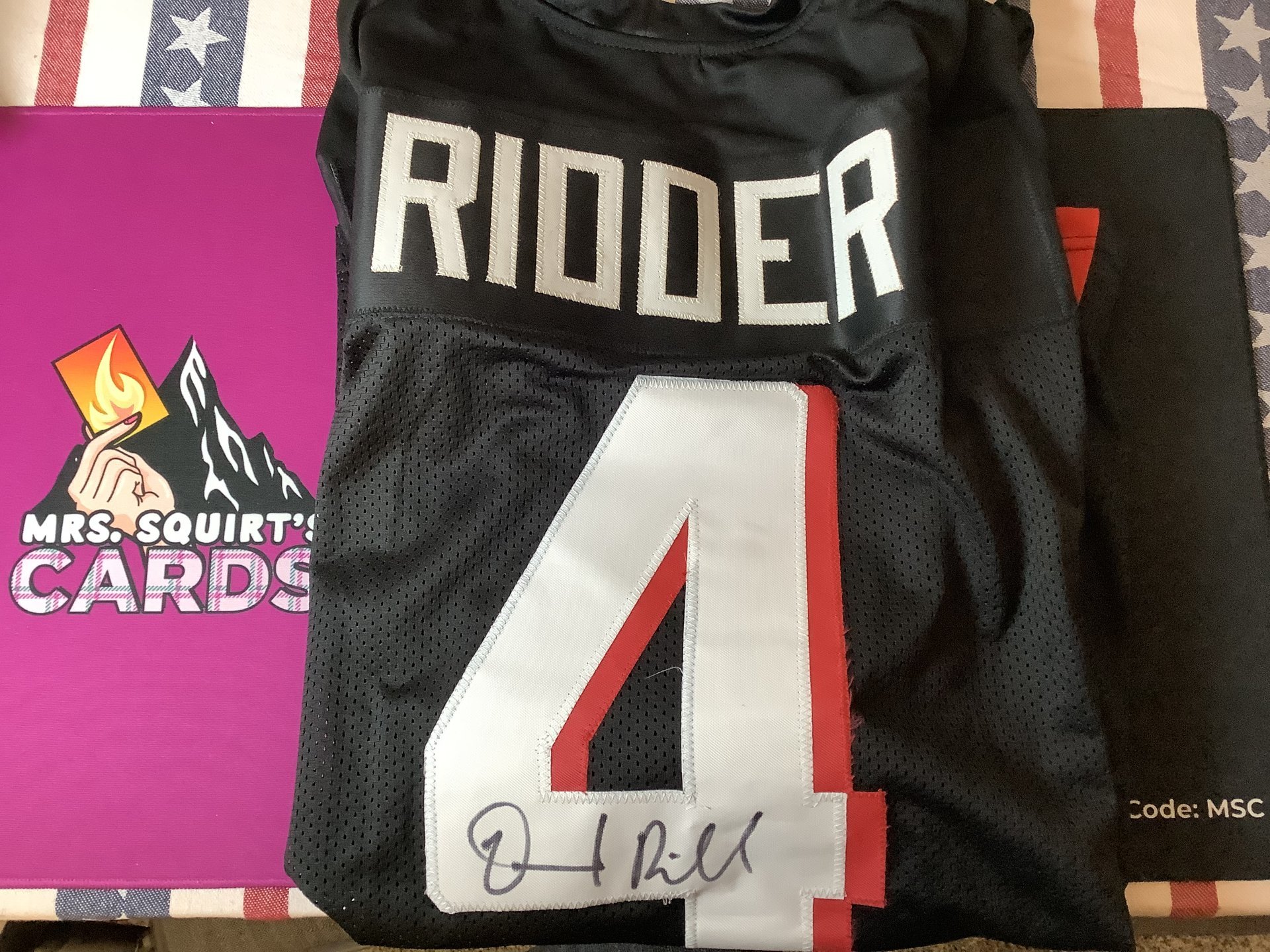 Desmond Ridder Autographed Jersey