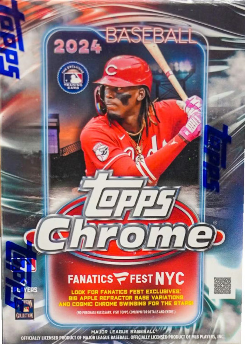 2024 Topps Chrome Baseball Fanatics Fest NYC Edition 7-Pack Blaster Box