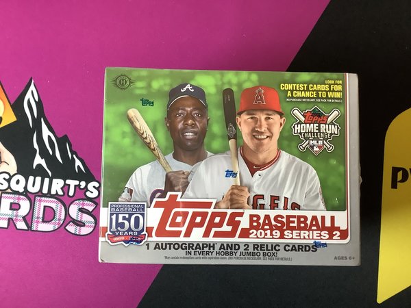 2019 Topps Series 2 Jumbo Box