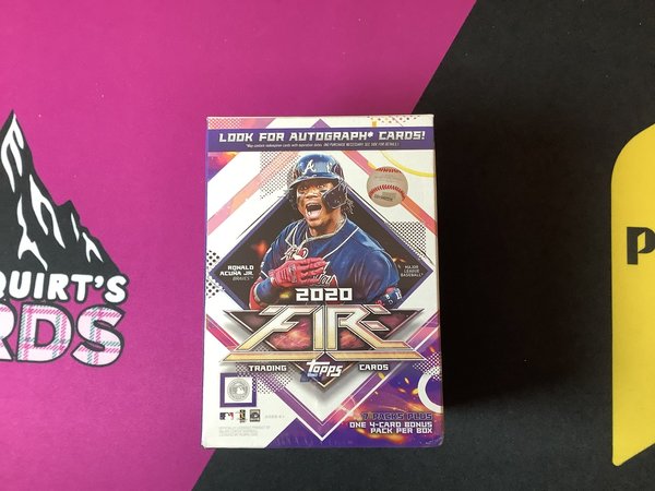 2020 Topps Fire Baseball Blaster