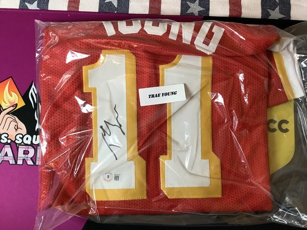 Trae Young Signed Jersey