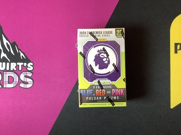 2020-21 Panini Prizm Premier League Soccer Cereal Box
