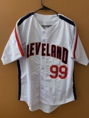 Vaughn Autographed Jersey by Charlie Sheen- White